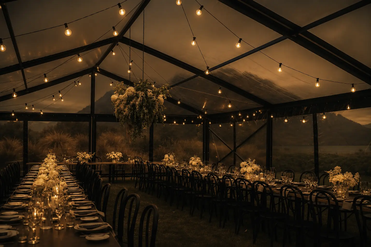 Premium Black Frame Marquee